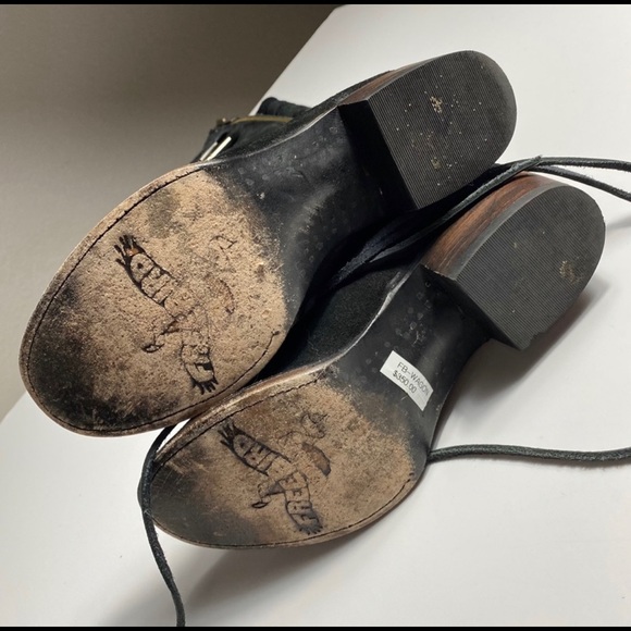 FREEBIRD WAGON TALL BLACK SUEDE BOOTS sz 7 - Picture 12 of 12